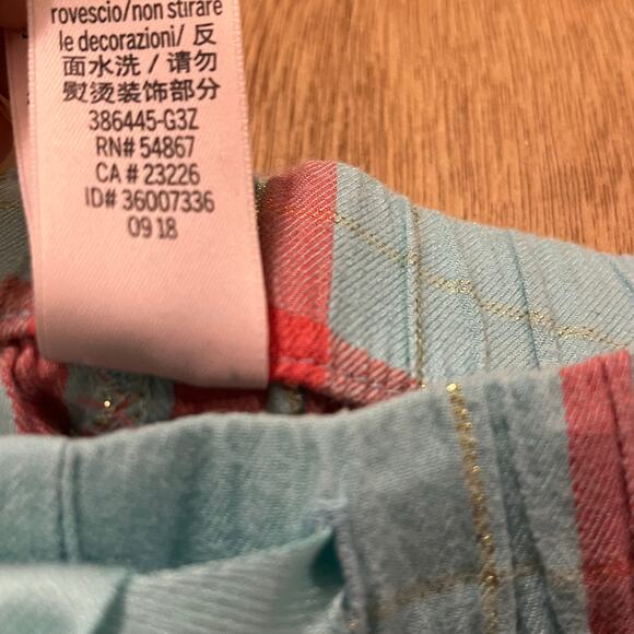 Victoria’s Secret Pajama Pants with Pockets Women's Size Medium Blue Pink Plaid - Picture 5 of 8